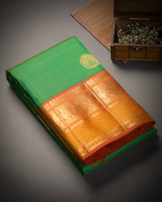 VishitrangGreenKanjivaramSilkSariKR-26-001_1
