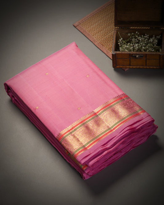 Vishitrang Lilac Kanjivaram Silk Sari CH-26-002