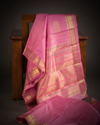 Vishitrang Lilac Kanjivaram Silk Sari CH-26-002