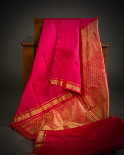 Vishitrang Red Kanjivaram Silk Sari NT-26-004